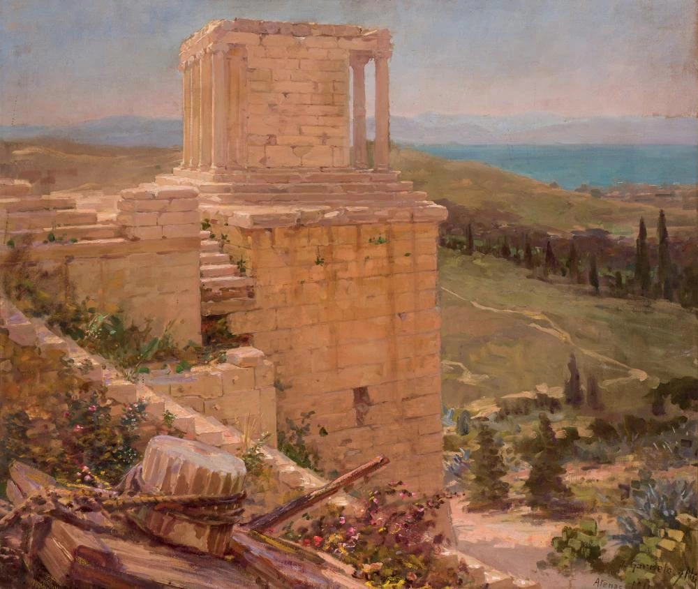 José Garnelo y Alda - Tempio